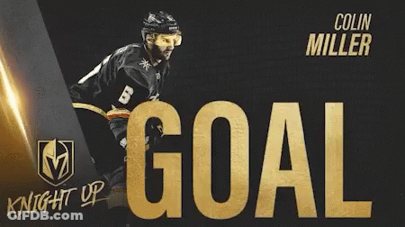 Colin Miller Has Scored A Goal For The Knight Up GIF