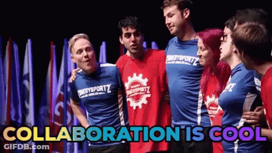 Collaboration Is Cool Comedy Sportz GIF