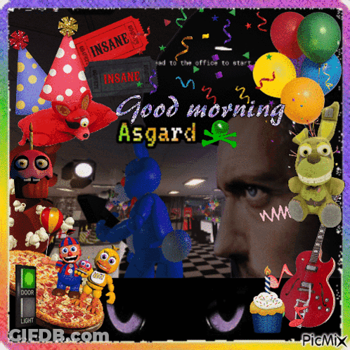 Collage Good Morning Asgard GIF