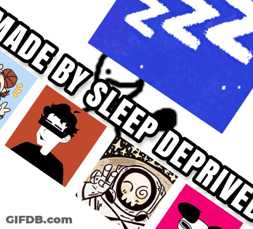 Collage Made By Sleep Deprived GIF