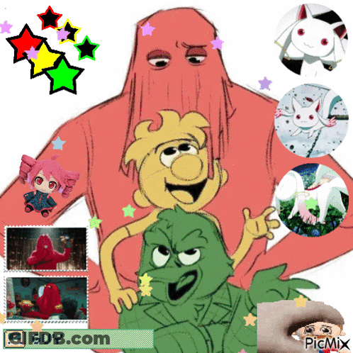 Collage Of Cartoon Characters Including Guy GIF