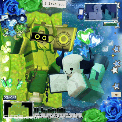 Collage Of Images With I Love You GIF