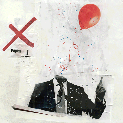 Collage Paper Art War GIF