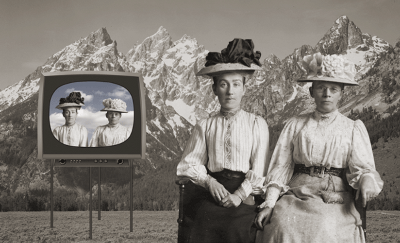 Collage Surreal Women Art GIF