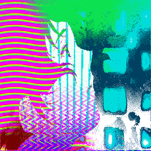 Collage Trippy Anime Art GIF