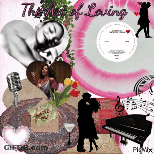 Collage With The Art Of Loving GIF