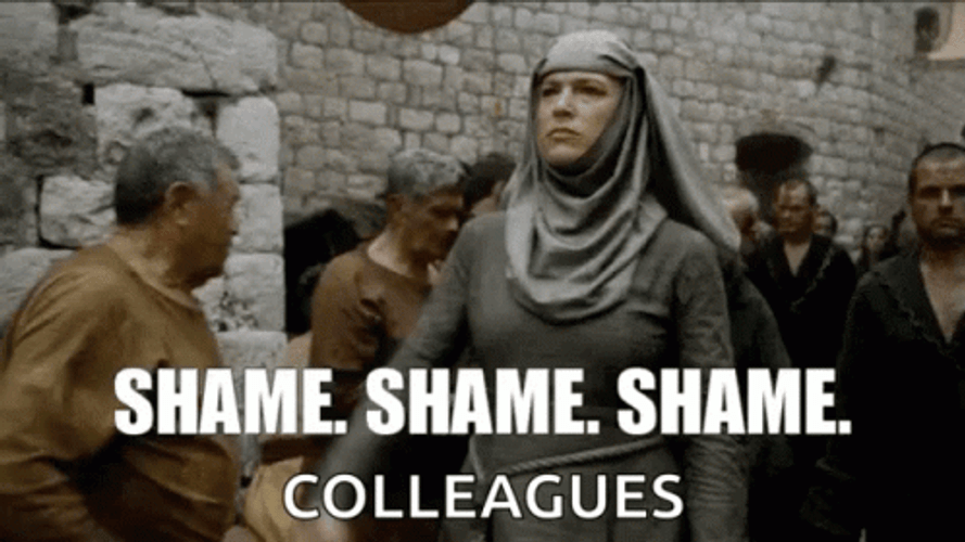 Colleagues Walk Of Shame GIF