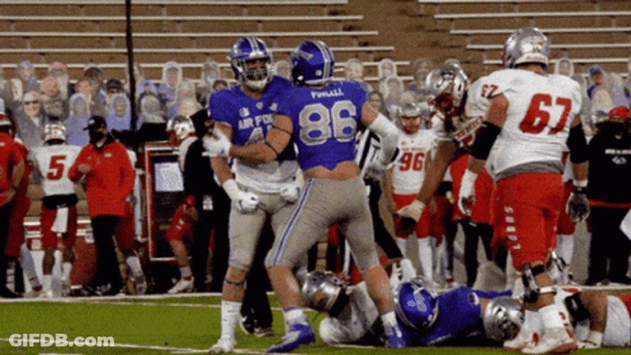College Air Force Football Falcons Usafa GIF