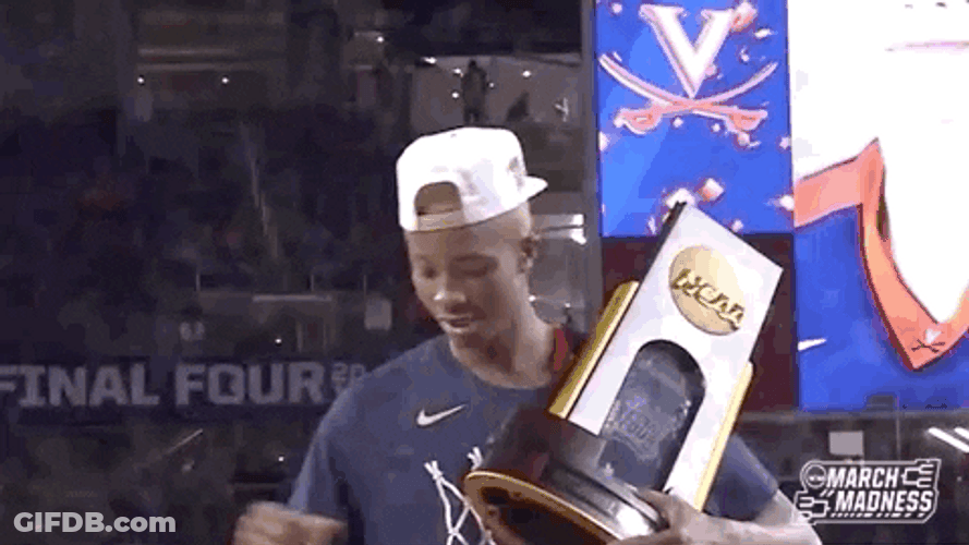 College Basketball Trophy GIF