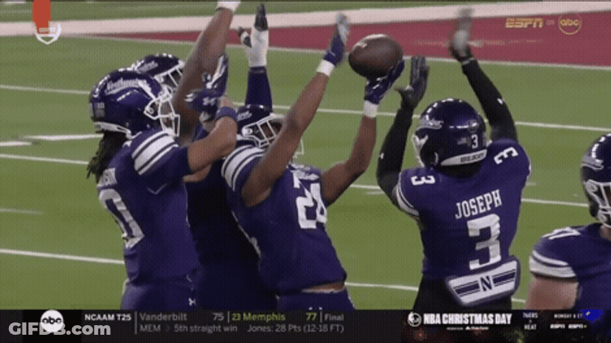 College Football Cleaning Ball GIF