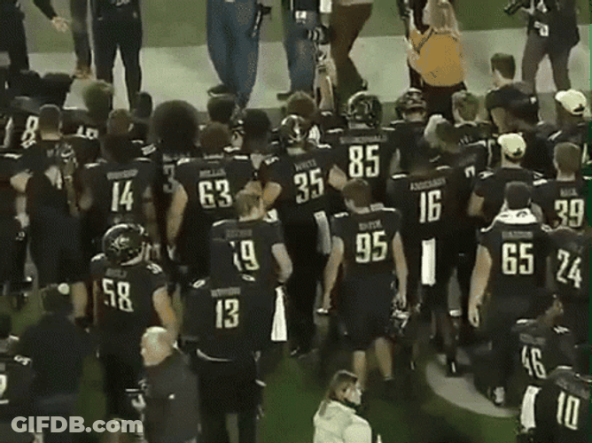 College Football Fallen GIF