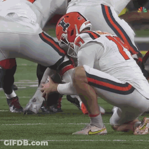 College Football Kick The Ball GIF