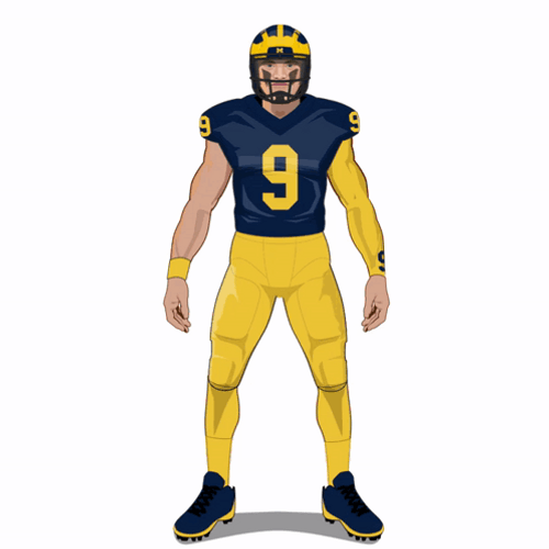 College Football Michigan 9 GIF
