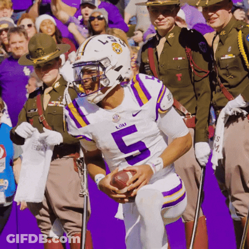 College Jayden Daniels Football GIF