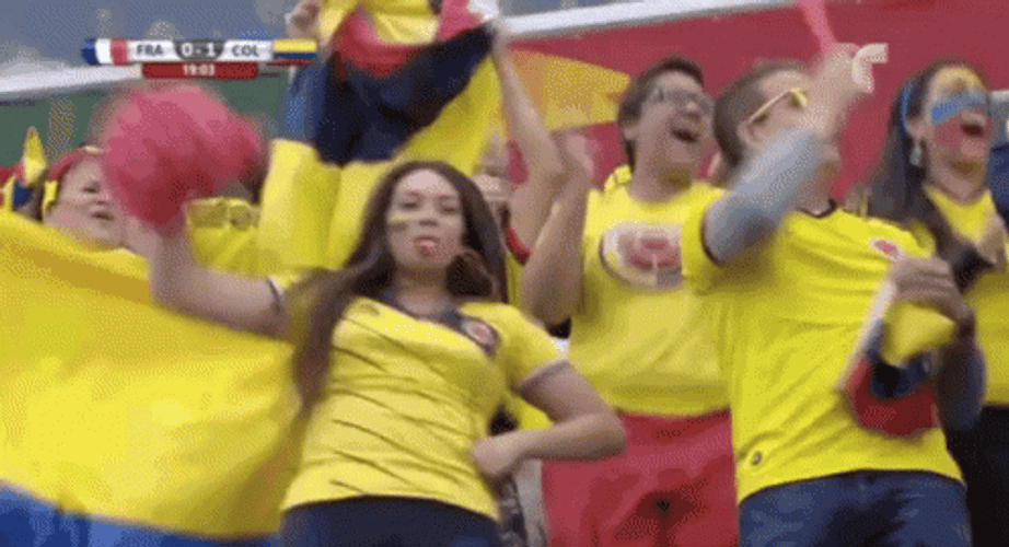 Colombia Audience Cheering GIF