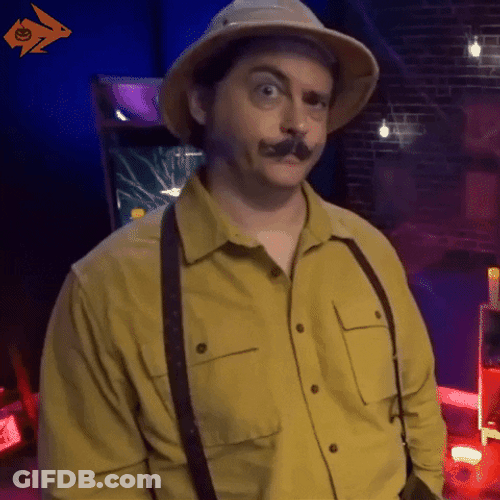 Colonel Mustard Silly Face Weird GIF