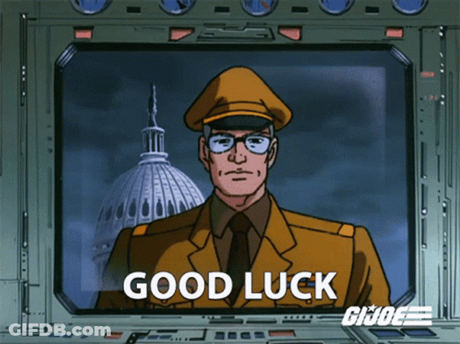 Colonel Sharp Good Luck And God Speed GIF