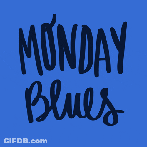 Color Change Monday Blues GIF