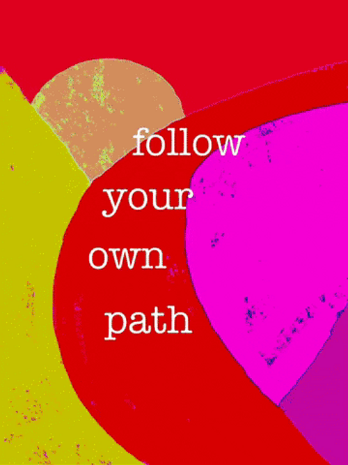 Color Changing Follow Own Path Moving Art GIF
