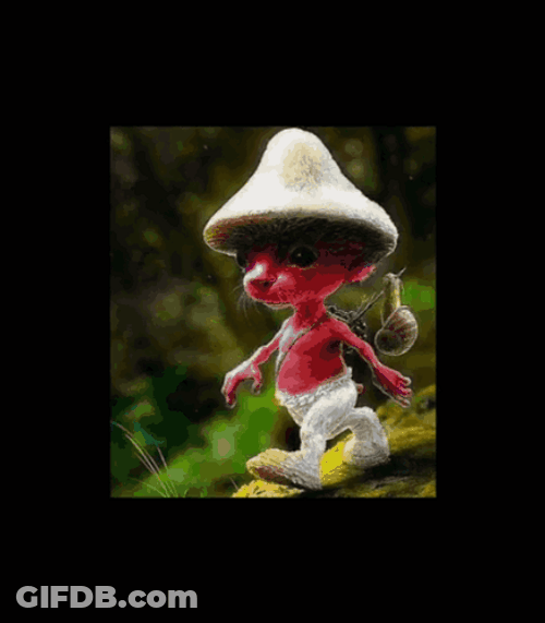 Color Flashing Smurf Cat Meme GIF