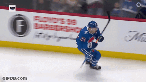 Colorado Avalanche Hockey Player Celebrating GIF