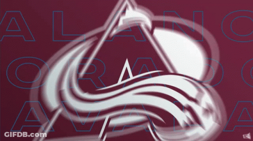 Colorado Avalanche Logo On Purple GIF