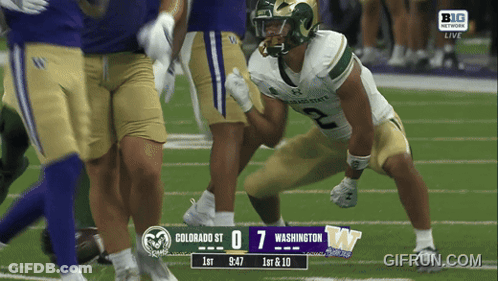 Colorado State Vs Washington State Football Game GIF