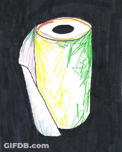 Colored Rolling Paper GIF