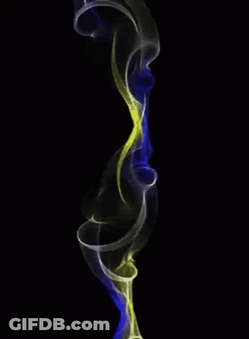 Colored Smoke Equalizer Art GIF