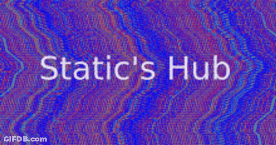 Colored Static Glitch Hub GIF