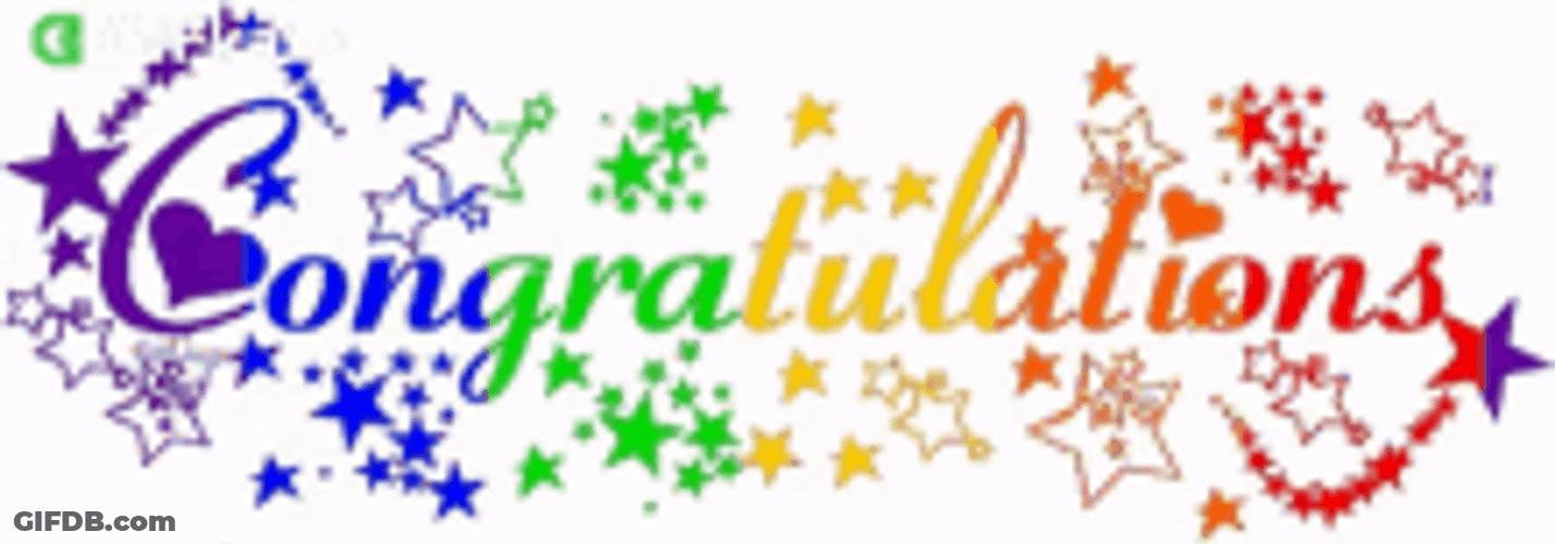 Colorful Animated Congratulations GIF