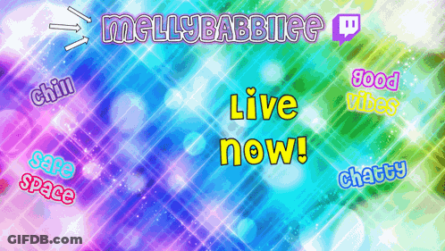Colorful Background Live Now GIF