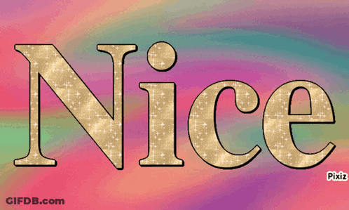 Colorful Background With Nice In Gold GIF