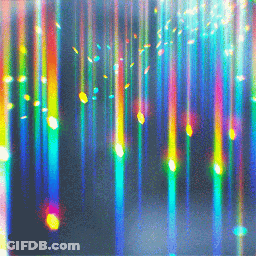 Colorful Background With Number 3 GIF