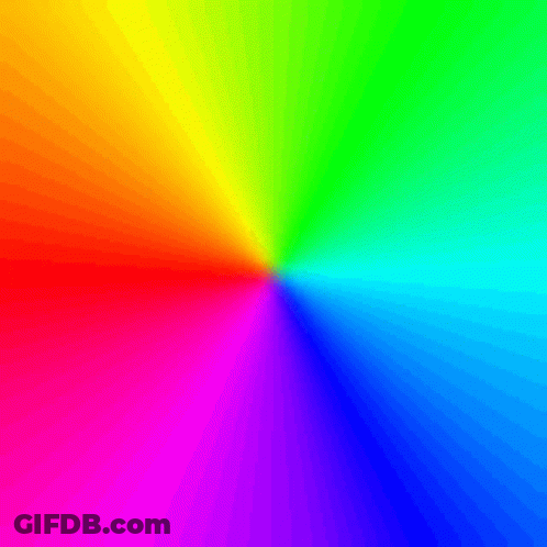 Colorful Background With Rainbow Circle GIF