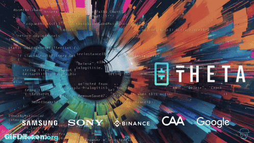 Colorful Background With Samsung Sony Binance CAA And Google GIF