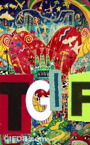 Colorful Collage With Love GIF