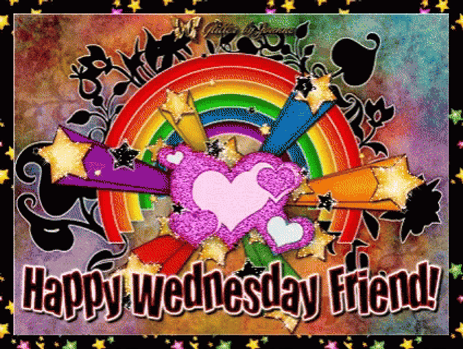 Colorful Day Happy Blessed Wednesday GIF