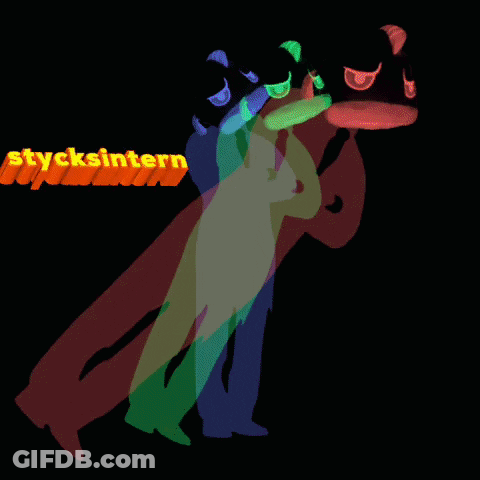 Colorful Drawing With Sticksintern GIF