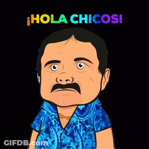 Colorful El Chapo GIF