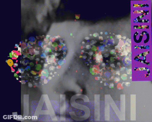 Colorful Face Jaisini GIF