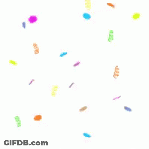 Colorful Falling Confetti GIF