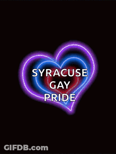 Colorful Heart Syracuse Gay Pride GIF