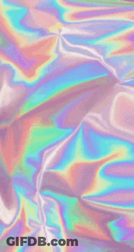 Colorful Holographic Rainbow Background GIF