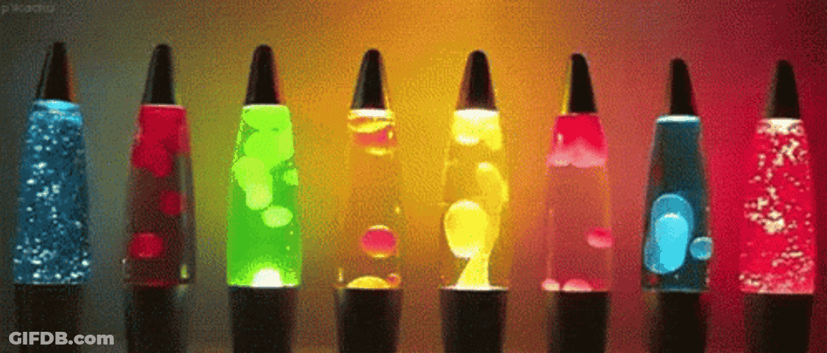 Colorful Lava Lamps GIF