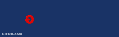 Colorful Letters Osnua Blue Background GIF
