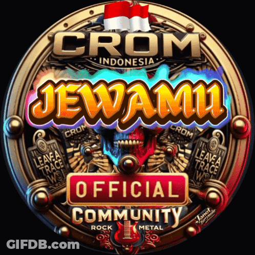 Colorful Logo For Crom Indonesia Jewamu GIF