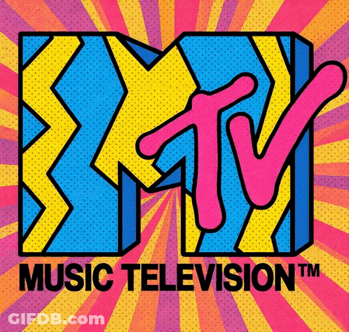 Colorful Logo For Music Television TM GIF