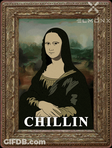 Colorful Logo Saying Just Vibin With Digi Logo GIF