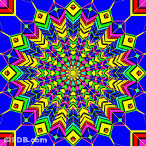 Colorful Loop Optic GIF